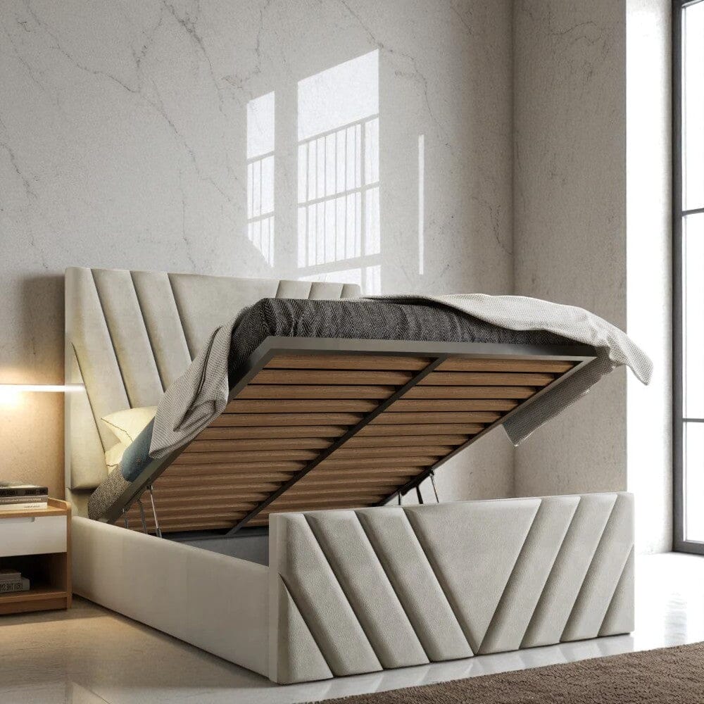 Vito Ottoman Storage Bed Frame - Divan Bed Warehouse
