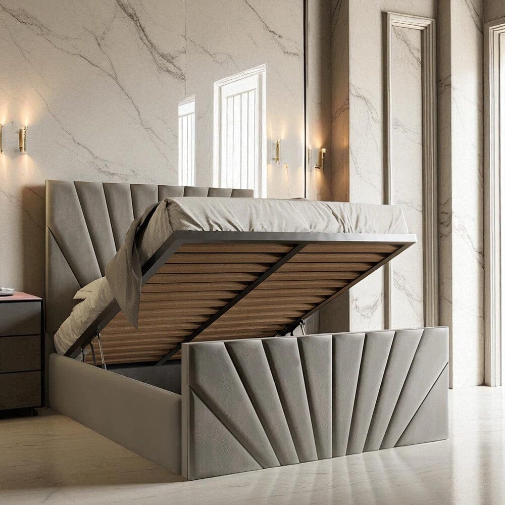 Luna Ottoman Storage Bed Frame - Divan Bed Warehouse