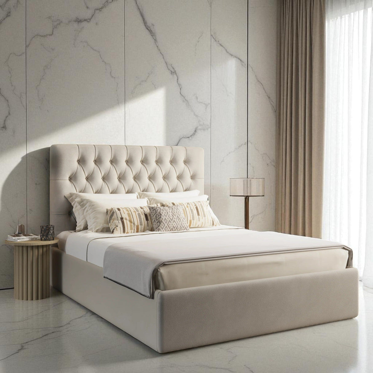 Ella Ottoman Storage Bed Frame - Divan Bed Warehouse