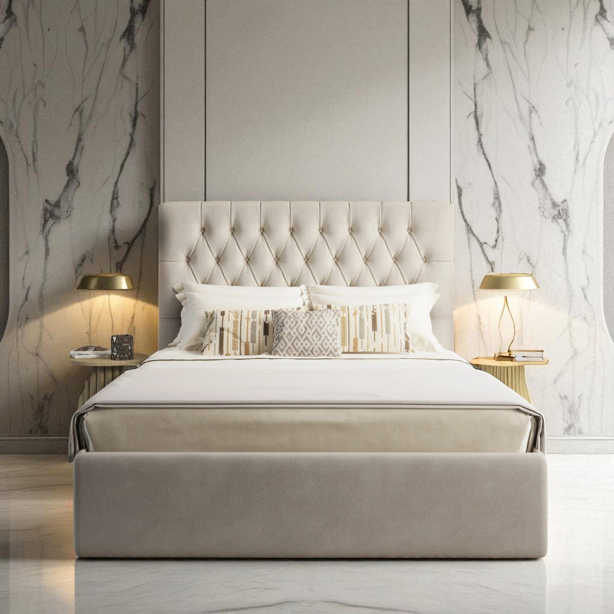 Ella Ottoman Storage Bed Frame - Divan Bed Warehouse