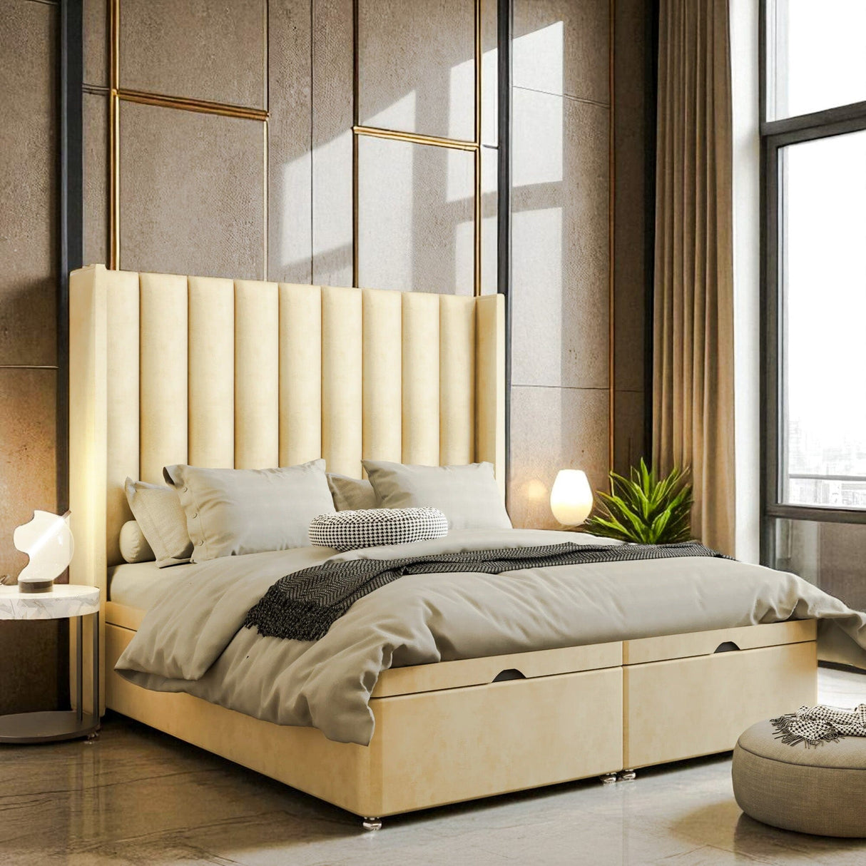 Dolcetta Ottoman Storage Divan Bed Set - Divan Bed Warehouse