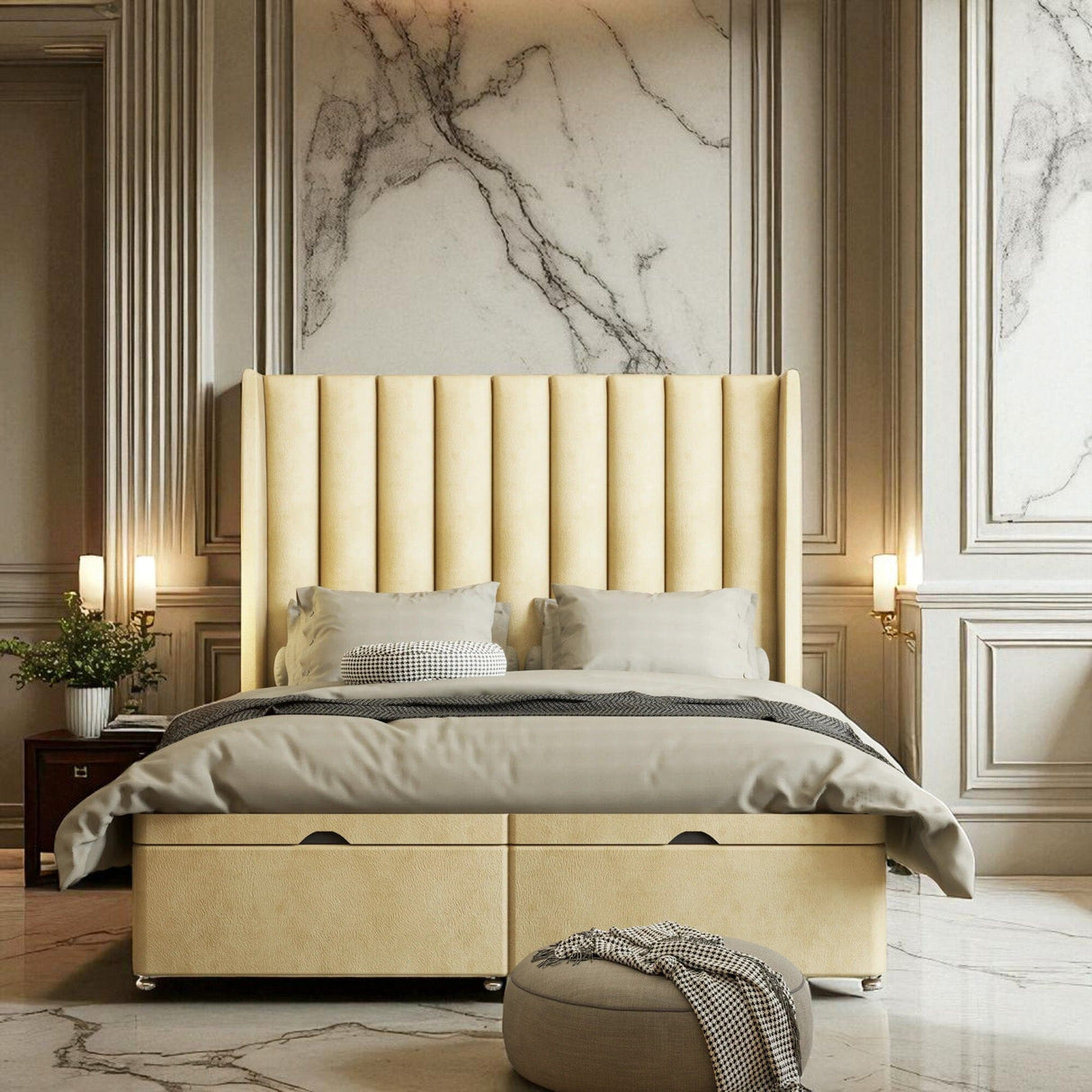 Dolcetta Ottoman Storage Divan Bed Set - Divan Bed Warehouse