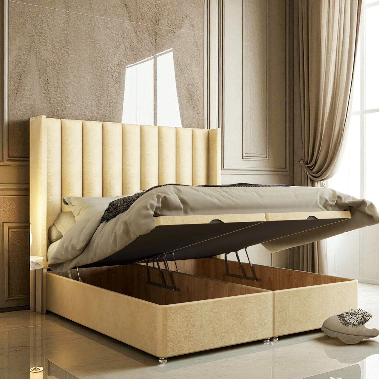 Dolcetta Ottoman Storage Divan Bed Set| Divan Bed Warehouse
