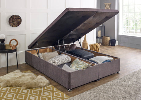 Luxury End Lift Ottoman Storage Divan Bed Base - Divan Bed Warehouse