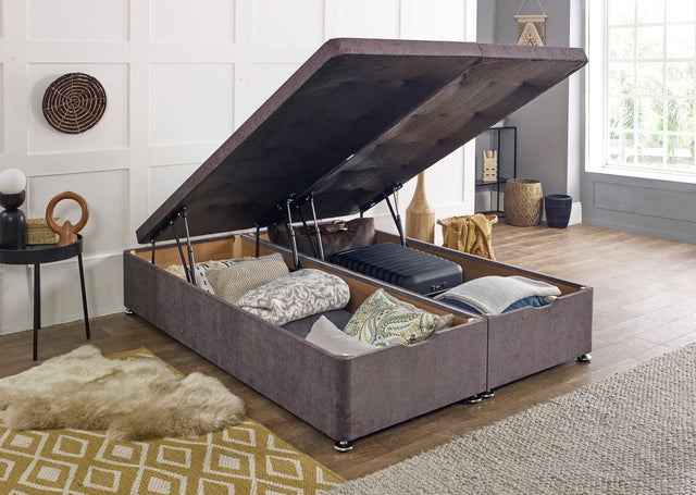 Luxury End Lift Ottoman Storage Divan Bed Base - Divan Bed Warehouse