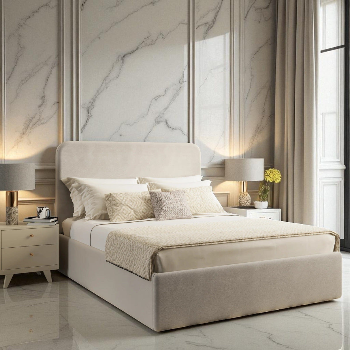 Madison Ottoman Storage Bed Frame - Divan Bed Warehouse