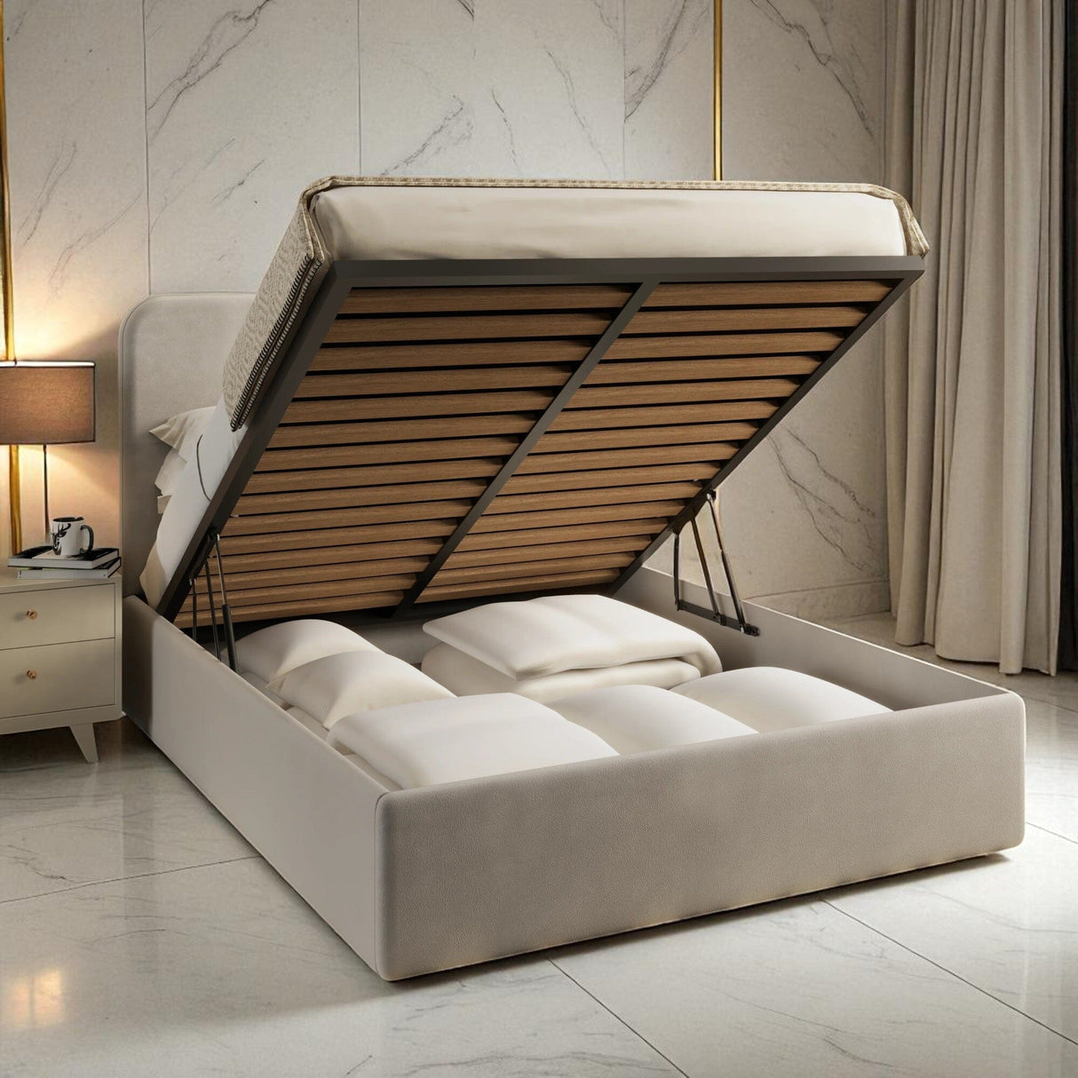 Madison Ottoman Storage Bed Frame - Divan Bed Warehouse