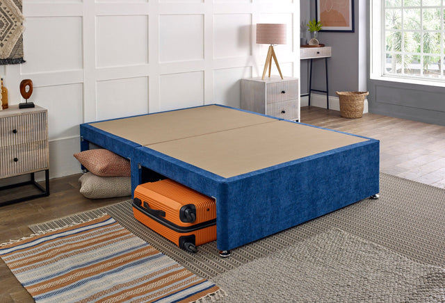 Suitcase Storage Hideaway Divan Bed Base - Divan Bed Warehouse