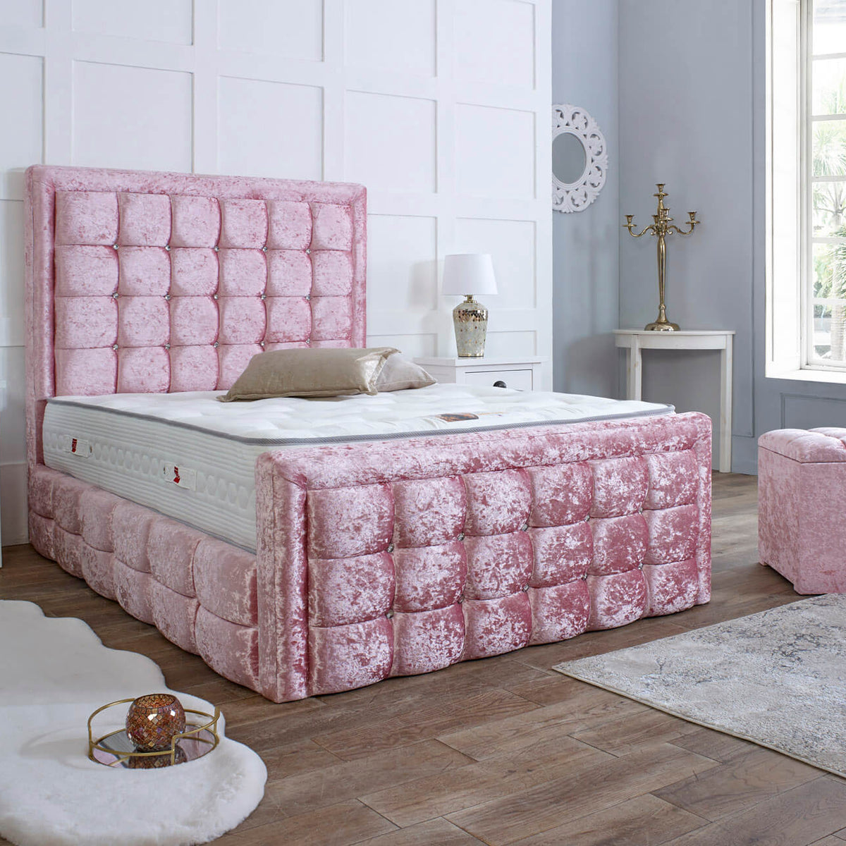 Kenya Ottoman Storage Bed Frame Divan Bed Warehouse