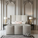 Lucia Wingback Ottoman Storage Bed Frame - Divan Bed Warehouse
