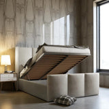 Lucia Wingback Ottoman Storage Bed Frame - Divan Bed Warehouse