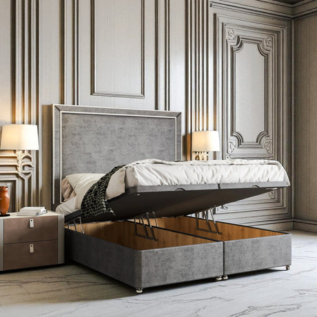Belluna Ottoman Storage Divan Bed Set| Divan Bed Warehouse