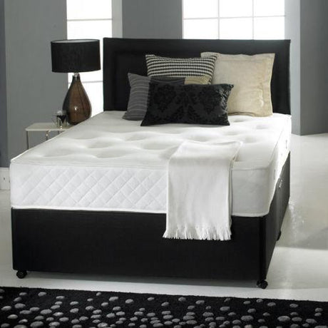 Carly Divan Bed Set With Sprung Memory Foam Mattress - Divan Bed Warehouse