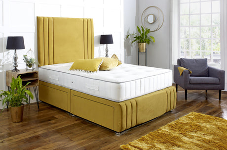 Naples Divan Bed Set with Tall Headboard and Footboard - Divan Bed Warehouse