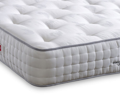 Signature Range Clarissa 1000 Pocket Sprung Cashmere Wool Silk Natural Mattress - Divan Bed Warehouse