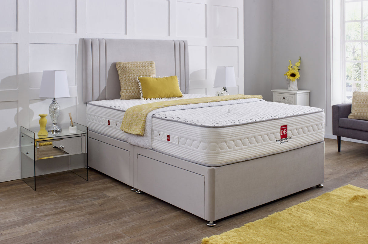 Valencia Divan Bed Set with Headboard - Divan Bed Warehouse