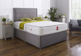 Athens Divan Bed Set with Border Headboard - Divan Bed Warehouse