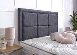 Lisbon Divan Bed Set with Border Headboard - Divan Bed Warehouse