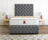 Regency Divan Bed Set With Tall Button Headboard Plus Footboard - Divan Bed Warehouse