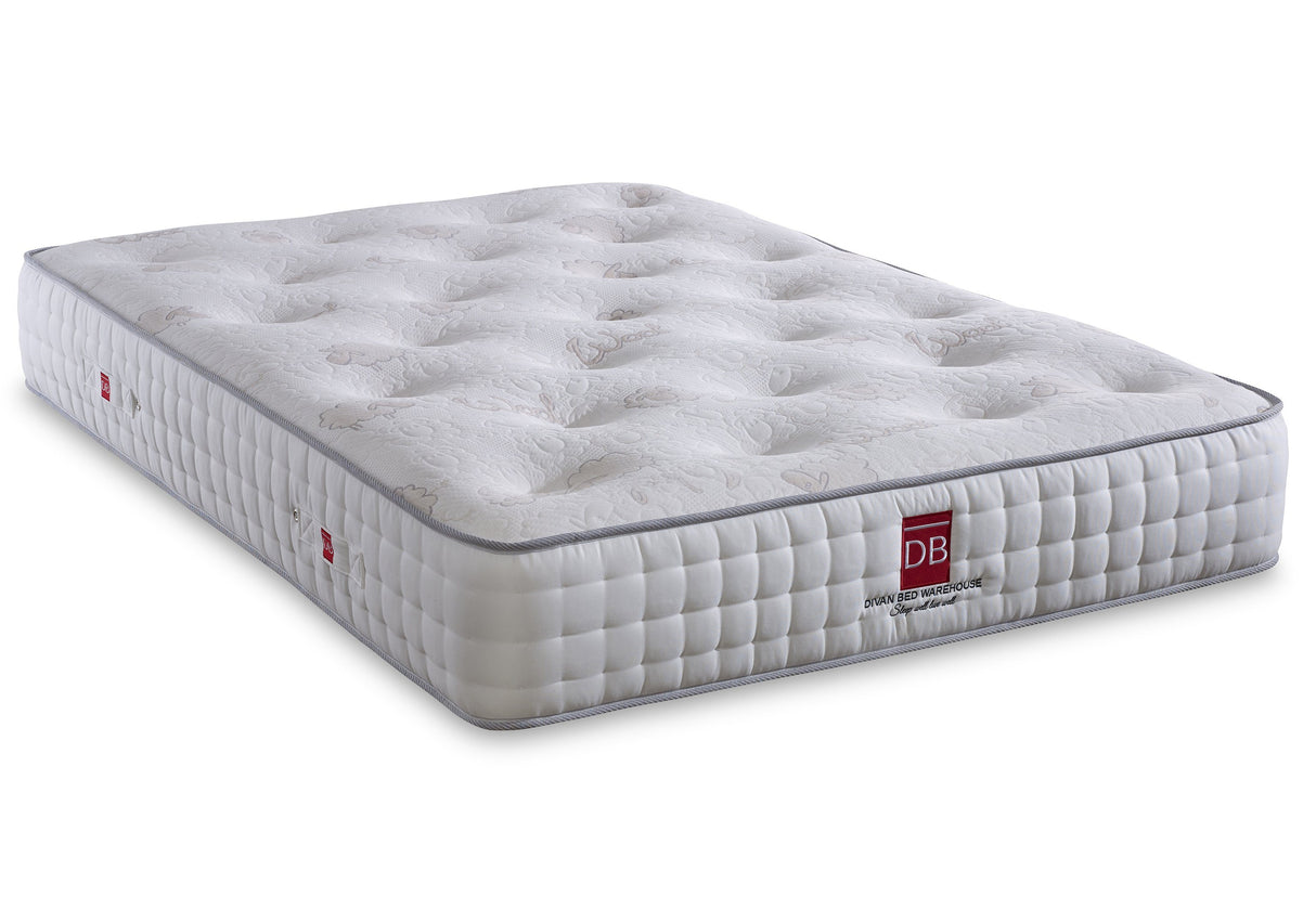 Signature Range Acton Wool 2000 Pocket Natural Mattress - Divan Bed Warehouse